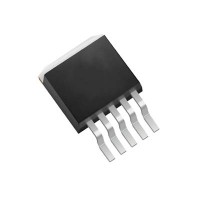LM2596T Понижающий DC-DC преобразователь, Uвх=до 60В, Uвых=+12В, 3А, 150кГц [TO-263-5L]
