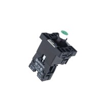 MTB2-613 (зел) Основание с подсветкой 1NO зеленый 24V, пластик