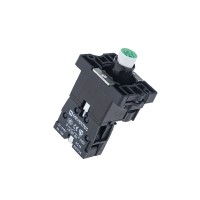 MTB2-EW613 Основание с подсветкой 1NO зеленый 24V, пластик
