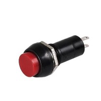 PBS-11A red, Кнопка с фиксацией ON-OFF (1A 250VAC), красная (SPA-101A1)